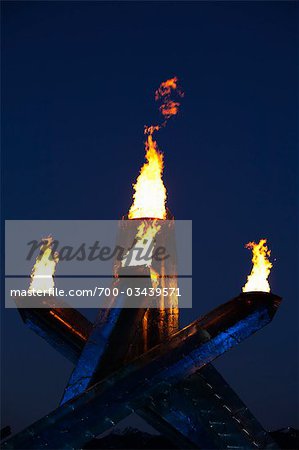 Vancouver 2010 Olympic Cauldron, Vancouver, British Columbia, Canada