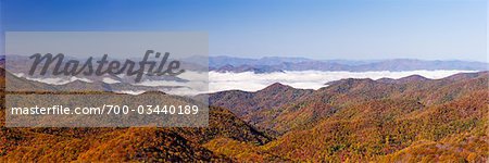 Cowee Berg übersehen, Blue Ridge Parkway, Appalachen, North Carolina, USA Cowee Berg übersehen, Blue Ridge Parkway, Appalachen, North Carolina, USA