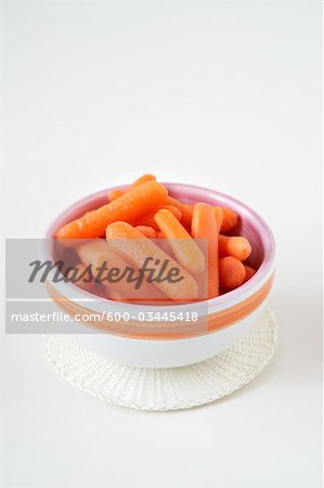 Baby Carrots in Bowl