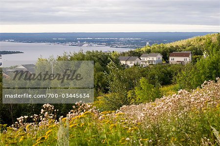 Vue de Duluth de Hillside, Minnesota, USA