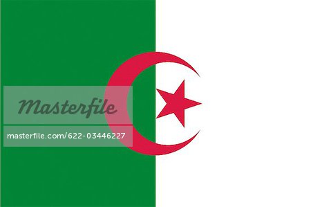 Nationalflagge Algerien