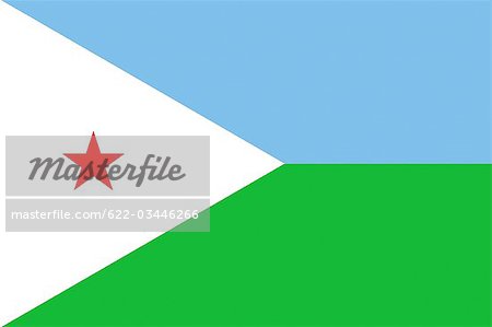 Djibouti National Flag