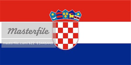 Croatie drapeau National