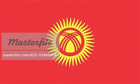 Kyrgyz Republic National Flag