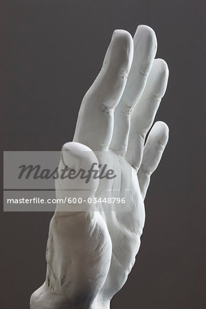 Model of Hand made of Stone