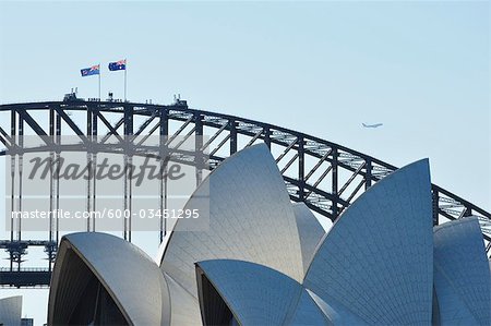 Opera House and Harbour Bridge, Sydney, New South Wales, Australia