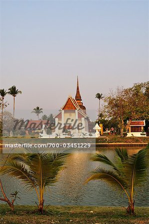 Wat Traphang Thong, parc historique de Sukhothai, Sukhothai, Thaïlande