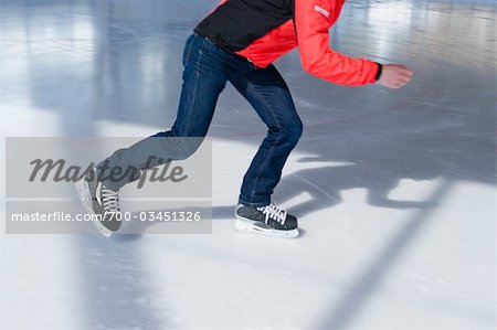 Homme de patinage, Salzbourg, Autriche