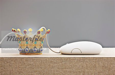 Crown with Computer Mouse