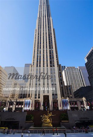 The Rockefeller Center, Manhattan, New York City, New York, United States of America, North America