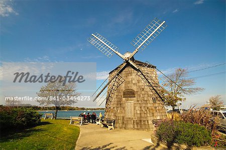 Model of Beebe windmill, Sag Harbor, The Hamptons, Long Island, New York State, United States of America, North America