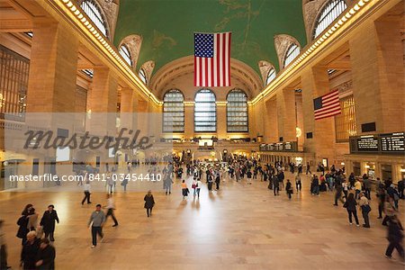 Main Concourse  in Grand Central Terminal, Rail station, New York City, New York, United States of America, North America