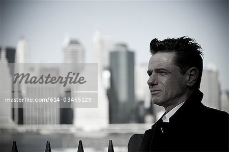 Homme à new york city