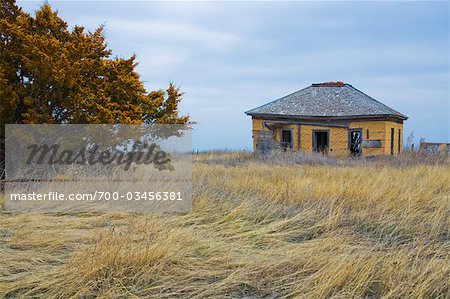 Ferme abandonnée, Kansas, USA Ferme abandonnée, Kansas, USA