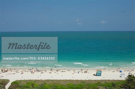 South Beach à Miami Beach, Floride, États-Unis