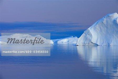 Eisberg in Jakobshavn Gletscher, Disko-Bucht, Ilulissat, Grönland