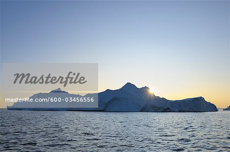 Eisberg in Jakobshavn Gletscher, Disko-Bucht, Ilulissat, Grönland