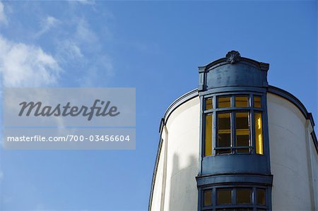 Building Detail, Lille, Urban Community of Lille Metropole, Nord, Nord-Pas-de-Calais, France