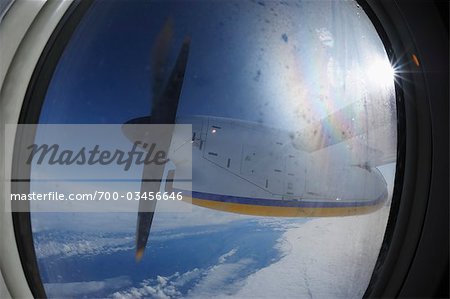 Flugzeug-Engine, Ilulissat, Grönland