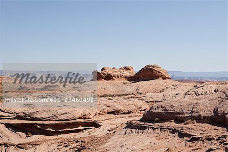 Plateau Rock, Page, Lake Powell, Glen Canyon Nation Recreation Area, Arizona, USA