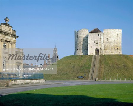 York.View de tour de Clifford par sud-est.