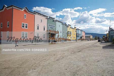 Centre-ville de Dawson City, Yukon, Canada
