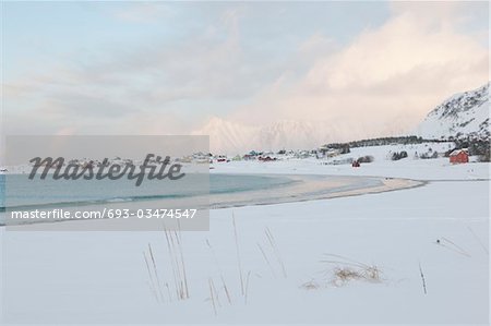 Bay on Moskensoy on the Loftofen Islands, Norway