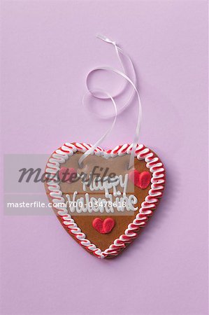 Gingerbread Heart Shaped Valentine Cookie