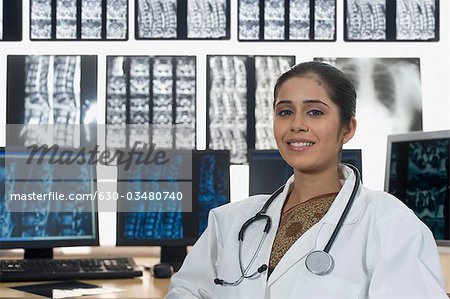 Portrait of a female Doctor smiling