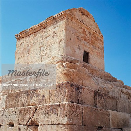 Tombe de Cyrus le grand, Pasargades, Iran, Moyen-Orient