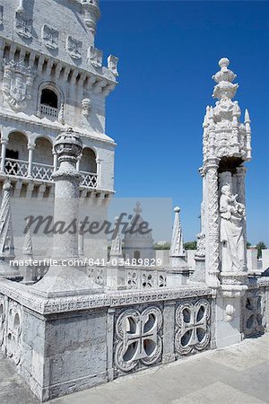Tour de Belem, patrimoine mondial UNESCO, Belém, Lisbonne, Portugal, Europe