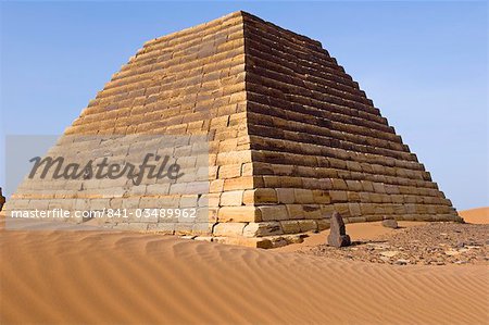 Pyramids of Meroe, Sudan, Africa