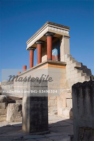 Knossos, Kreta, griechische Inseln, Griechenland, Europa