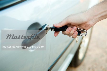 Unlocking car door