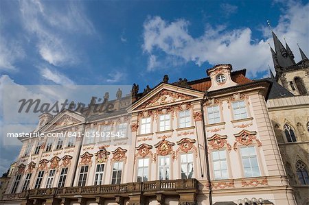 Palais de l'amour, place de la vieille ville, Old Town, Prague, République tchèque, Europe