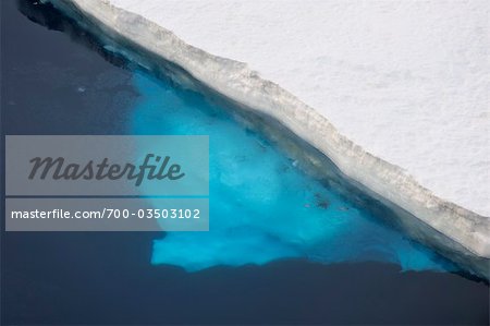 Corner of Pack Ice, Weddell Sea, Antarctic Peninsula, Antarctica