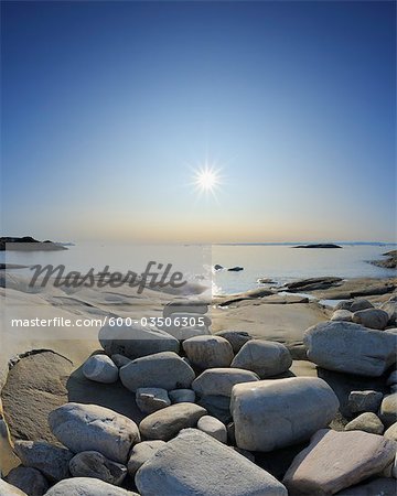 Rocky Coastline, Ilulissat Icefjord, Ilulissat, Disko Bay, Qaasuitsup, Greenland