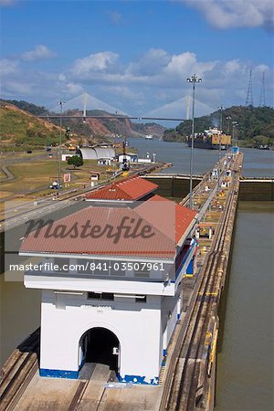 Pedro Miguel Locks, Panama Canal, Panama, Central America