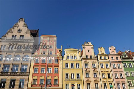 Main Square, Wroclaw, Basse-Silésie, Pologne