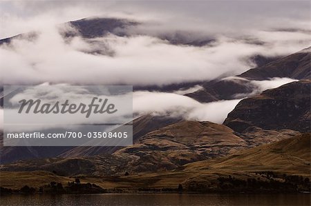 Lake Wanaka and McKerrow Range, Otago, South Island, New Zealand