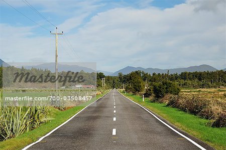 Haast Highway, near Jacobs River, West Coast, South Island, New Zealand