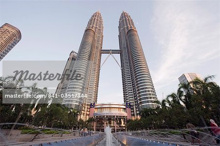 Petronas Towers, Kuala Lumpur, en Malaisie, l'Asie du sud-est, Asie