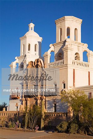 Mission San Xavier del Bac, Tucson, Arizona, États-Unis d'Amérique, l'Amérique du Nord