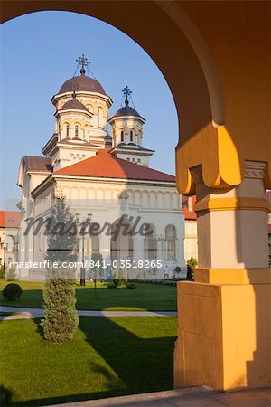 Cathédrale orthodoxe, citadelle Alba Carolina, Alba Iulia, Roumanie, Europe