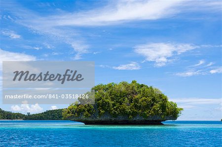Rock von Palau-Inseln im Pazifischen Ozean
