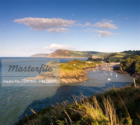 Looking across to Watermouth from Widmouth Head, North Devon, England, United Kingdom, Europe Looking across to Watermouth from Widmouth Head, North Devon, England, United Kingdom, Europe