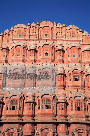 Hawa Mahal (Palast der Winde), Jaipur, Rajasthan, Indien, Asien