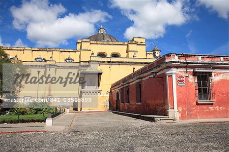 La Merced Church, Antigua, UNESCO World Heritage Site, Guatemala, Central America