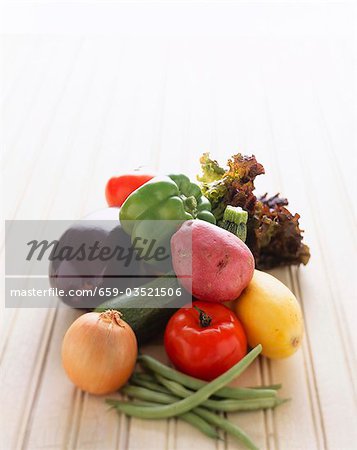 Fresh Vegetable Still Life