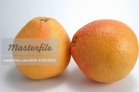 Two grapefruits